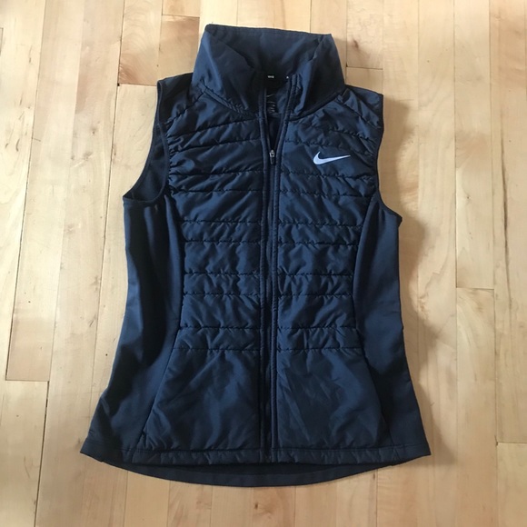 Nike Jackets & Blazers - Nike Black Running Vest